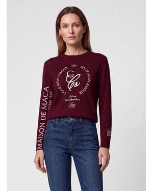 Rabe Strickpullover Pullover - Rot