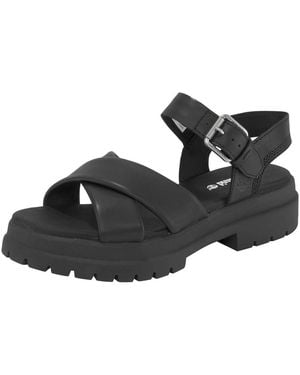Timberland London Vibe Cross Strap Sandal Sandale - Schwarz