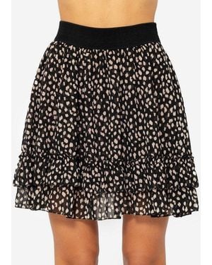 SassyClassy Rüschenrock Rüschenrock Damen Kurz - Schwarz