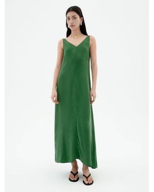 Thinking Mu Sommerkleid Sade Dress - Grün