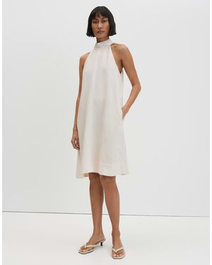someday. Neckholderkleid Qileen aus Webware All-Over-Print Weich fließend mit Allover-Muster und femininem Look - Weiß