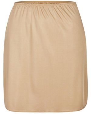 NINA VON C Unterrock Halbrock Länge 40 cm Elegance (Stück, 1-tlg) - Natur