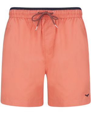 Threadbare Badehose Dawlish mit Tunnelzug - Pink