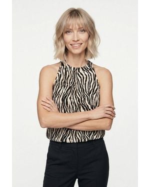 Vero Moda Neckholdertop Vmeasy Joy S/L Halter Neck Top Wvn Viskose - Natur