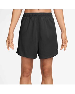 Nike Shorts W NK ONE ATK DF MR 4IN SHORT mit Dri-FIT-Technologie, weite Passform, sportlicher Stil - Schwarz