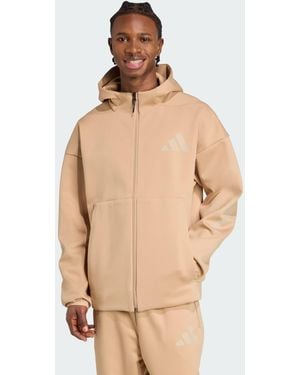 adidas Sportswear NEW ADIDAS Z.N.E. ZIP-HOODIE - Natur
