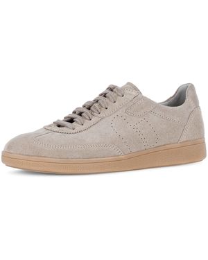 Gabor Sneaker, Freizeitschuh, Schnürschuh, Halbschuh mit Perforation, G-Weite - Schwarz