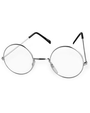 Metamorph Kostüm Nickelbrille - Mettallic