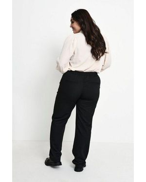 Kaffe Anzughose Pants Suiting Kcsakira Große Größen - Schwarz
