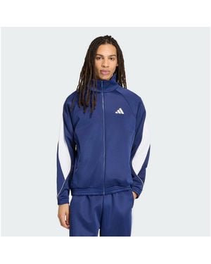 adidas Trainingstop Stadium Trainingsjacke (1-Tlg) - Blau