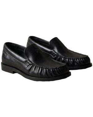 Calvin Klein Round Essential Loafer Lth Loafer Slipper, Schlupfschuh Mit Gepolstertem Schaftrand - Weiß