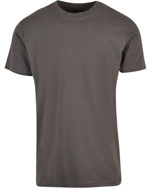Build Your Brand Rundhalsshirt Round Neck T-Shirt - Grau