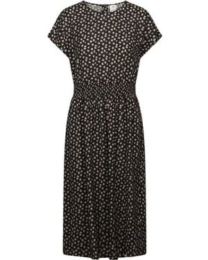 Trespass Maxikleid Susanne Casual Midi Dress - Schwarz