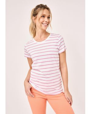 Paddock's Kurzarmshirt Short sleeve Rundhals T-Shirt aus Baumwolle - Weiß