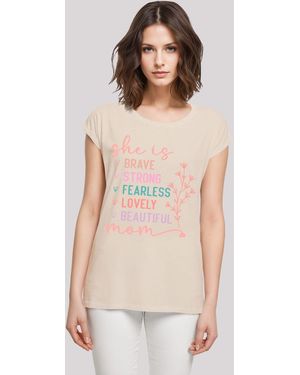F4NT4STIC Shirt Mothers Day Inspirational Message Premium Qualität - Weiß