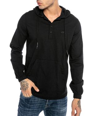 Redbridge Langarmshirt mit Kapuze - Schwarz