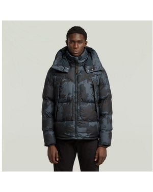 G-Star Steppjacke G-Whistler Padded Hooded 2.0 Regular Fit, Mit Abnehmbarer Kapuze - Schwarz