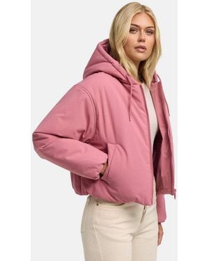Navahoo Winterjacke Biscuitaa 14 Kurze Warme Damenjacke - Pink