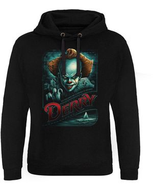 It Kapuzenpullover Pennywise In Derry Epic Hoodie - Schwarz