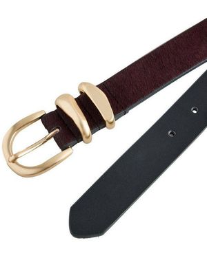 Next Ledergürtel Regular Fit Ledergürtel (1-St) - Braun