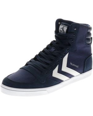 Hummel Slimmer Stadil High Sneaker - Blau