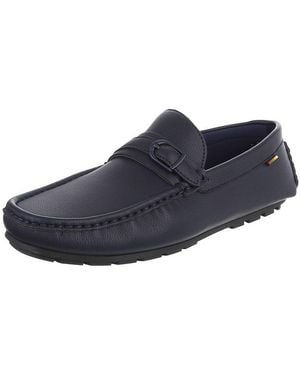 CoolWalk Herren Mokassin Slip-On Mit Profilierter Sohle Slipper (91563740) Flach Slipper - Blau