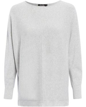 MARC AUREL Strickpullover Strick light grey melange - Weiß