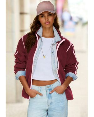 Buffalo Fleecejacke Kuschelig Und Weich - Rot