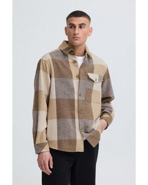 Solid Hemdjacke Sdmanheim Modische Übergangsjacke - Natur