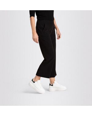 M·a·c 7/8-Hose Chiara Cropped Modern Und Weit Geschnitten - Schwarz