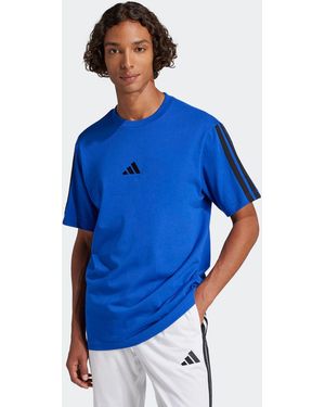 adidas Shirt M 3S SJ T B - Blau