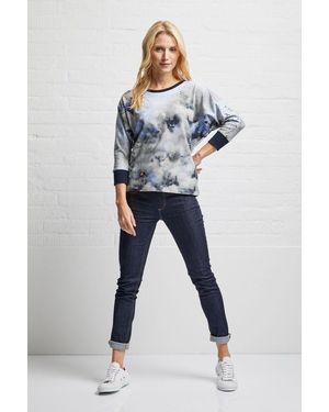 WUNDERWERK Sweatshirt DG Explosion batwing sweat 3/4 - Blau