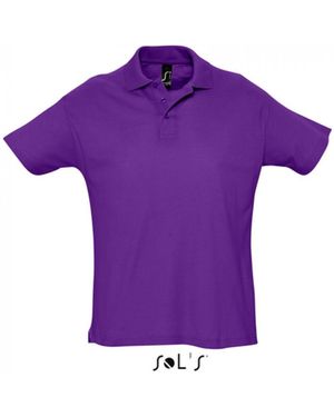 Sol's Summer Poloshirt II Seitenschlitze - Lila