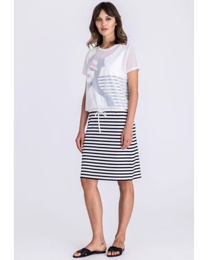 Tuzzi Midikleid mit Bindeband - Weiß