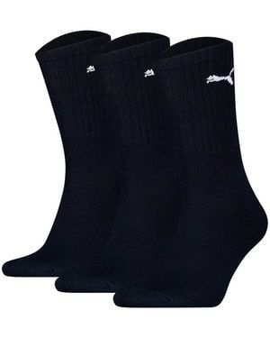 PUMA Sportsocken Socken 3Er Pack Baumwolle (Packung, 3Er Pack) - Blau