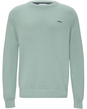 S.oliver Strickpullover - Grün