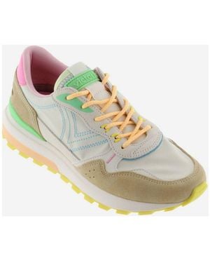 Victoria Luna Nylon & Serraje Outdoorschuh Farbenfrohe Und Vielseitige Damen-Sneaker Mit Einzigartigen Details - Natur