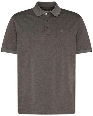 Bugatti Poloshirt Modern Fit Aus Einem Baumwollmix - Grau