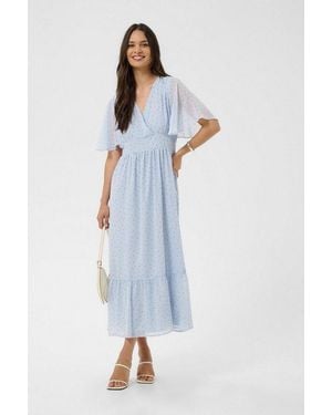Kaffe Blusenkleid Kleid Kalorinda - Blau