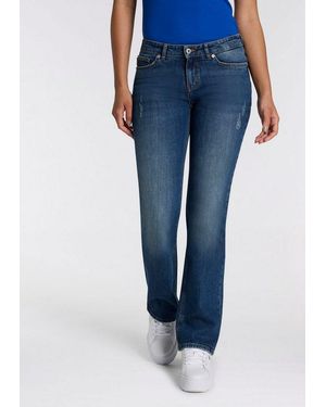 HUGO Bootcut-Jeans Gamera Low Rise - Blau