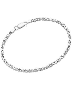 Firetti Königsarmband Schmuck Geschenk Silber 925 Armschmuck Armband Königskette - Weiß