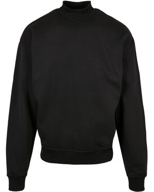 Urban Classics Rundhalspullover Mock Neck Crew (1-tlg) - Grau