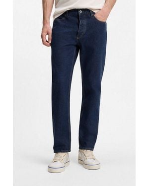 HUGO 5-Pocket-Jeans Jonah Regular Fit, Reine Baumwolle - Blau