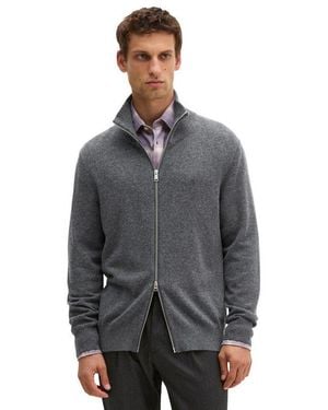 Marc O' Polo Cardigan Aus Bio-Baumwoll-Schurwoll-Mix - Grau