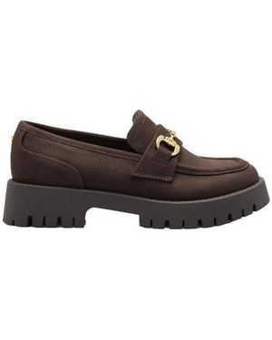 Lipsy Lässige Schlupfloafer Aus Kunstveloursleder Loafer - Braun