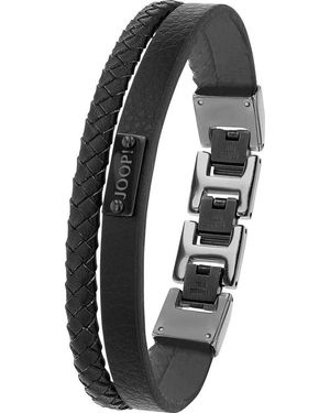 Joop! Lederarmband - Schwarz