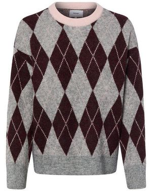 Numph Strickpullover Nutikla - Braun