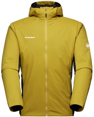Mammut Hybridjacke Rime Light IN Flex Hooded Jacket Men - Gelb