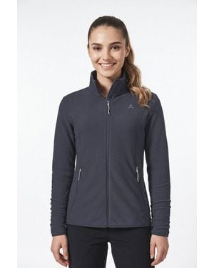 Schoeffel Fleecejacke Fleece Jk Style Ash Wms Hochschließender Kragen, Hoch Geschlossener Ausschnitt - Blau