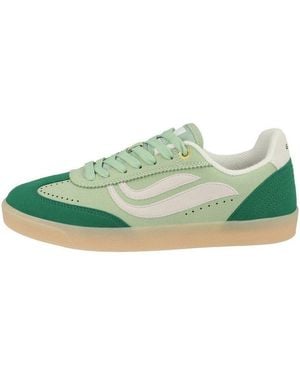 Genesis G-Volley Hairy Erwachsene Sneaker Turnschuhe, Sportschuhe, Freizeitschuhe, Halbschuhe, Schnürschuhe - Grün